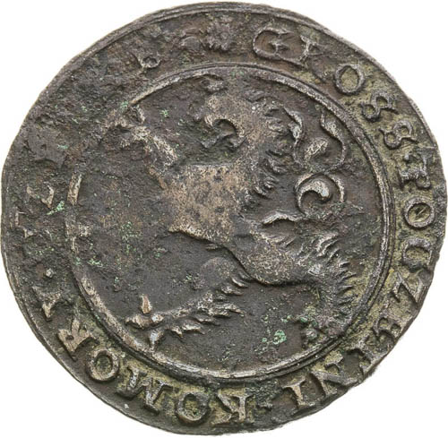 Raitpfennig 1577 - back