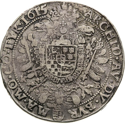1/2 Thaler 1615 - back