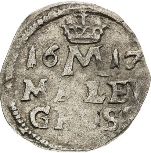 Kleingroschen 1617 - back
