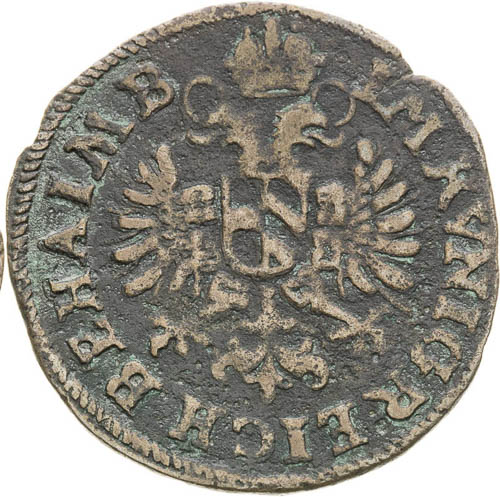 Raitpfennig 1614 - back