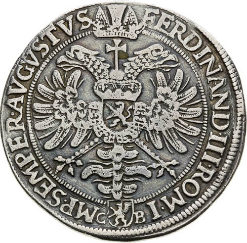 Thaler 1644 - back
