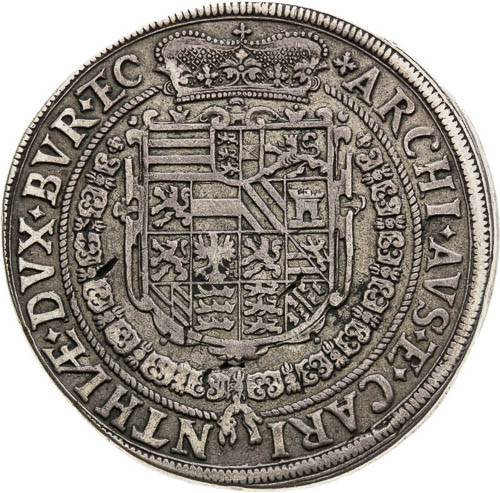 Thaler 1624 - back