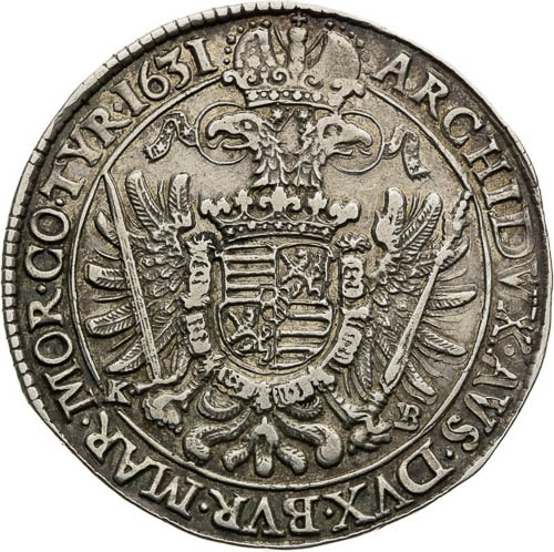 Thaler 1631 - back