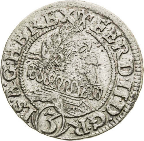 3 Kreutzer 1629 - front