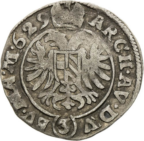 3 Kreutzer 1629, 1640 (2 pcs) - front
