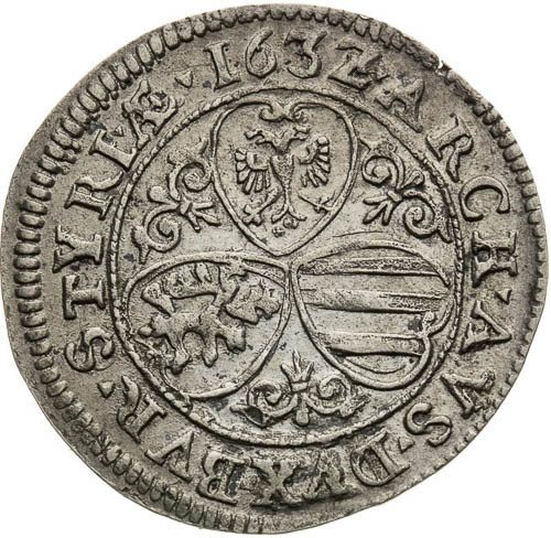 3 Kreutzer 1632 - back