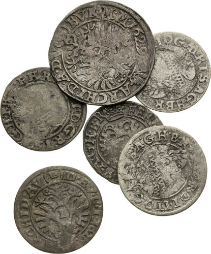 Kreutzer, 3 Kreutzer (6 pcs) - front