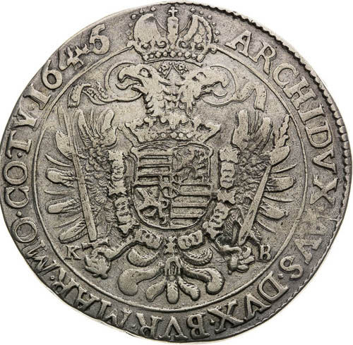Thaler 1645 - back