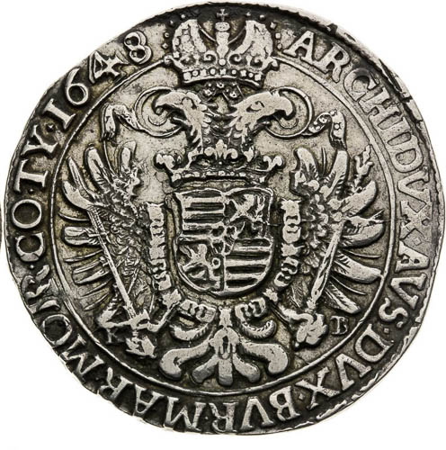 Thaler 1648 - back
