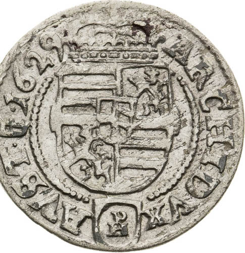  3 Krejcar, Krejcar 1629 (2 ks) - revers