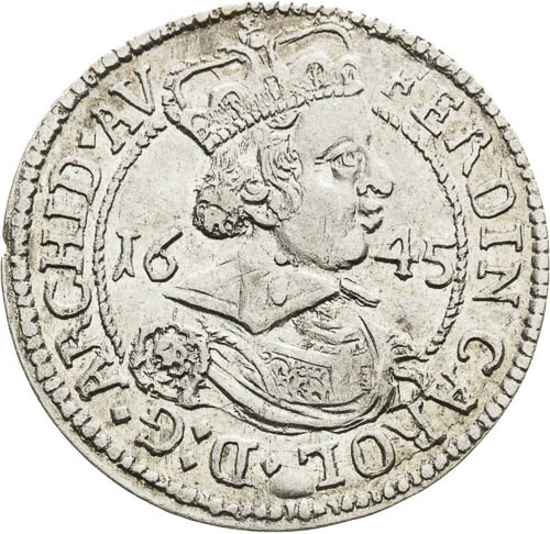 3 Kreutzer 1645 - front