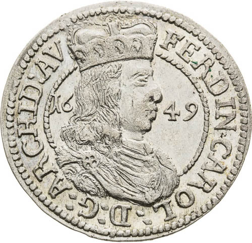 3 Kreutzer 1649 - front