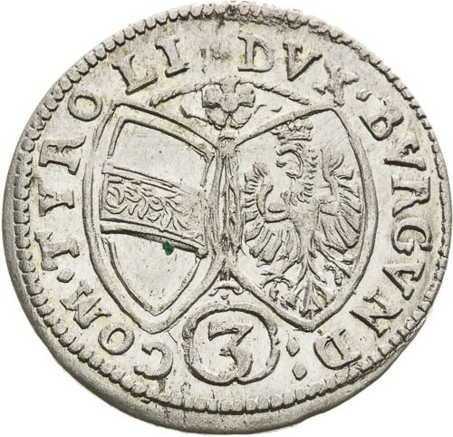 3 Kreutzer 1649 - back
