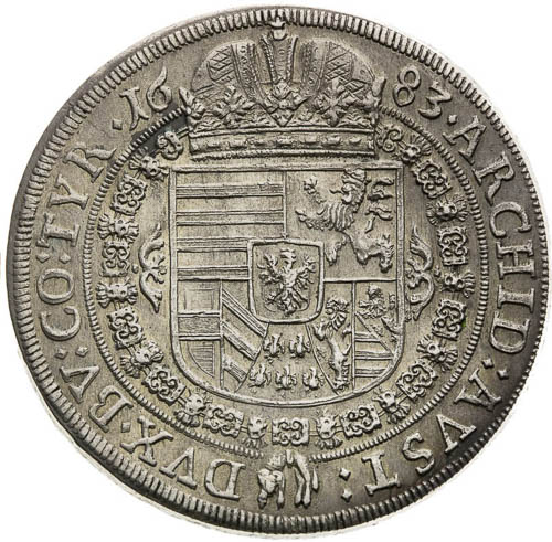 Thaler 1683 - back