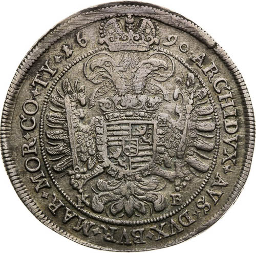 Thaler 1690 - back