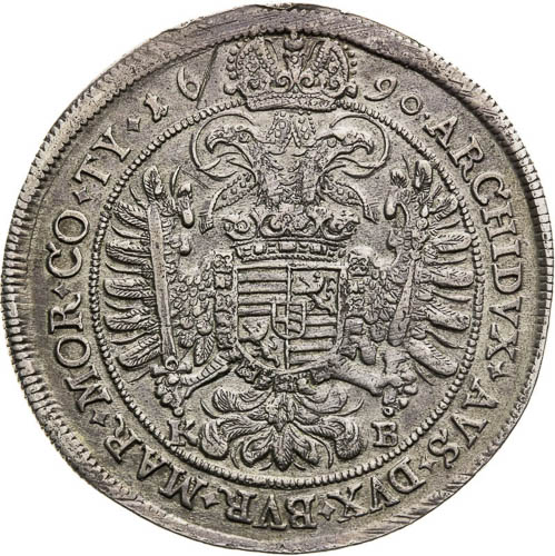 Thaler 1690 - back