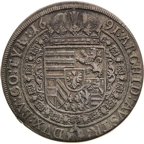 Thaler 1691 - back
