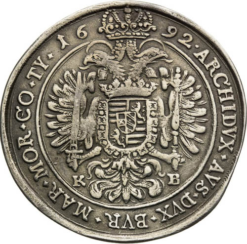 Thaler 1692 - back