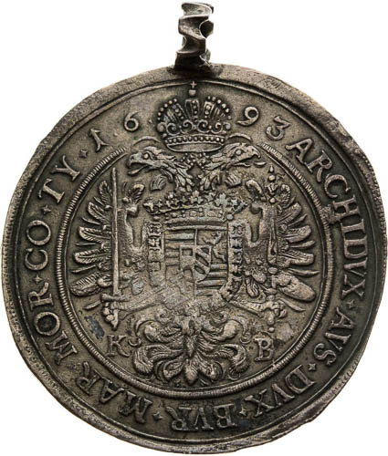 Thaler 1693 - back