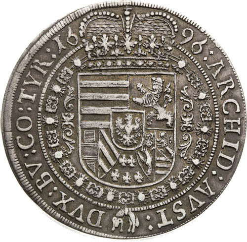 Thaler 1696 - back