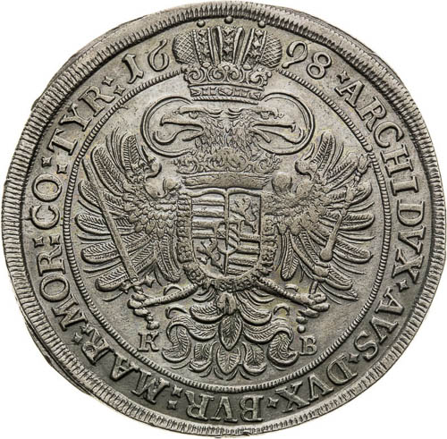 Thaler 1698 - back