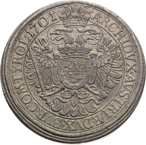 Thaler 1701 - back