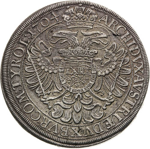 Thaler 1704 - back