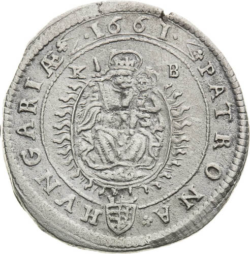XV Kreutzer 1661 - back