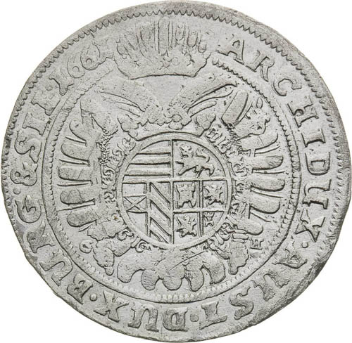 XV Kreutzer 1661 - back