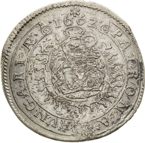XV Kreutzer 1662 - back