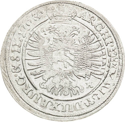 XV Kreutzer 1663 - back