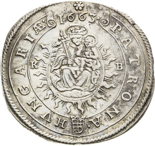 XV Kreutzer 1663 - back