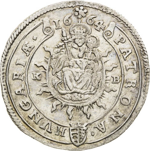 XV Kreutzer 1664 - back