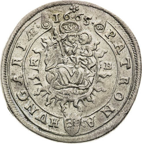 XV Kreutzer 1665 - back