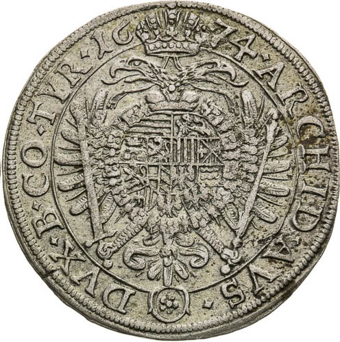 XV Kreutzer 1674 - back