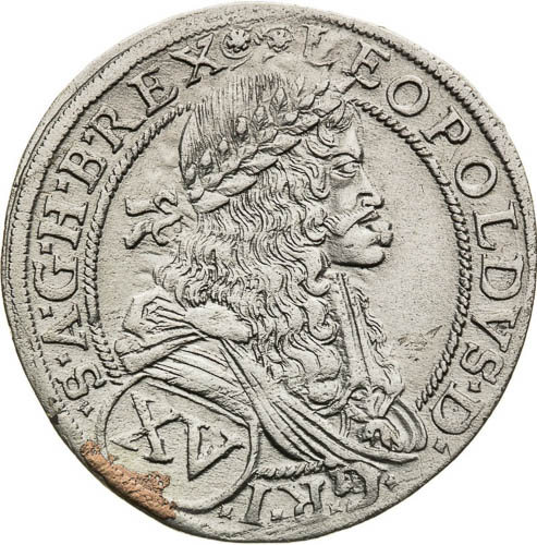 XV  Kreutzer 1674 - front