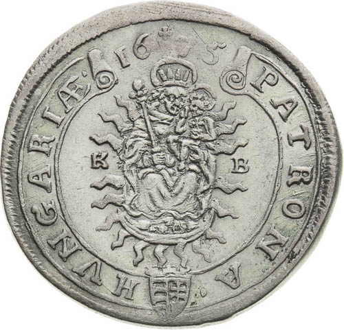 XV Kreutzer 1675 - back