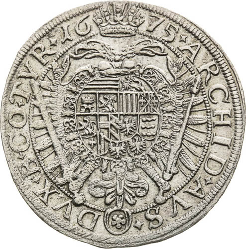 XV Kreutzer 1675 - back