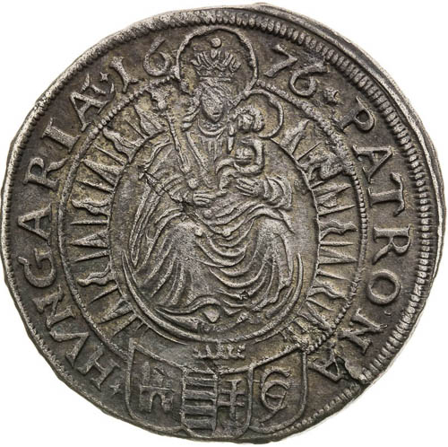 XV Kreutzer 1676 - back
