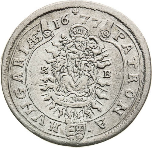 XV Kreutzer 1677 - back