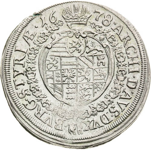 XV Kreutzer 1678 - back