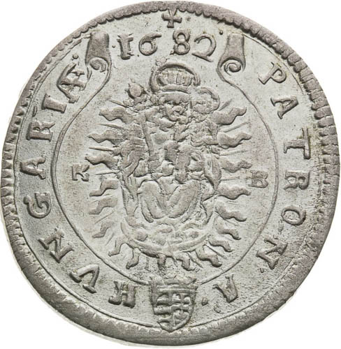XV Kreutzer 1682 - back