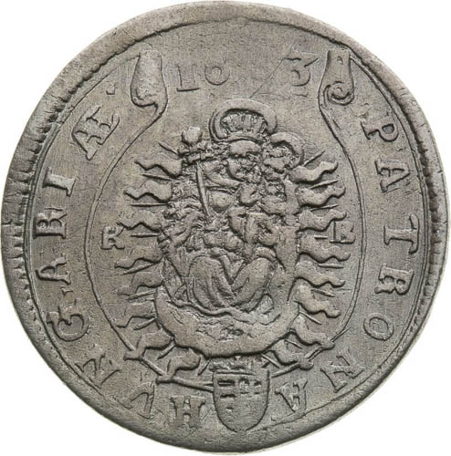 XV Kreutzer 1683 - back