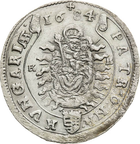 XV Kreutzer 1684 - back