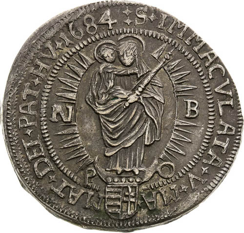 XV Kreutzer 1684 - back