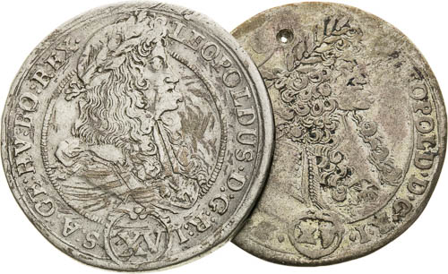XV Kreutzer 1688, 1694 (2 pcs) - front