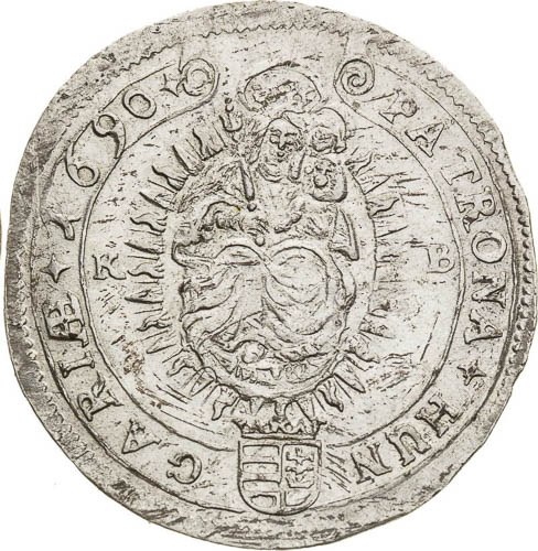 XV Kreutzer 1690 - back