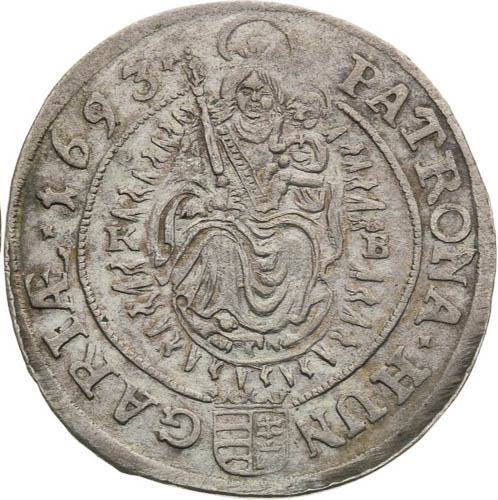 XV Kreutzer 1693 - back