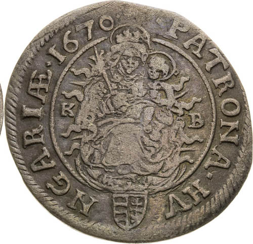VI Kreutzer 1670 - back