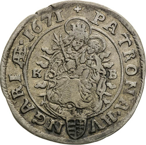 VI Kreutzer 1671 - back